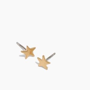 New Madewell Mini Star Stud Earrings